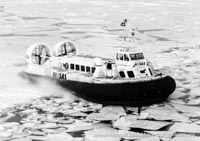 AP1-88 hovercraft with the Scandinavian company SAS -  (credit: The <a href='http://www.hovercraft-museum.org/' target='_blank'>Hovercraft Museum Trust</a>).